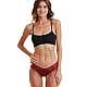 Γυναικείο εσώρουχο δαντέλα string Lace Thong WALK W2019-1-27 Γκρενά