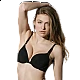 Σουτιέν Luna  SUPER PUSH UP SECRET SENCE βαθύ ντεκολτέ 11013B  cup B Μαύρο
