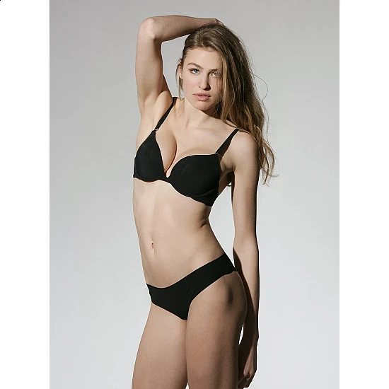 Σουτιέν Luna  SUPER PUSH UP SECRET SENCE βαθύ ντεκολτέ 11013B  cup B Μαύρο