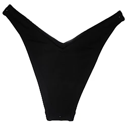 Γυναικείο μαγιό Bikini Bottom SOLIDS BRAZILIAN Με Κόψιμο V Bluepoint 22065084-02 Μαύρο