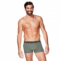 Ανδρικό Εσώρουχό Boxer Βαμβακερό Εξωτερικό Λάστιχο APPLE 0110951 ARMY HERB