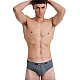 Ανδρικό βαμβακερό εσώρουχο Slip 2Pack Walk W1757-4507 Μωβ-Γκρι/Ραφ-Μωβ