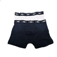 Ανδρικό εσώρουχο μποξεράκι 2Pack Dim 6180- Άσπρο/Μαύρο