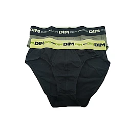 Ανδρικό εσώρουχο σλιπ 2Pack Dim 6493-169 Χακί/Λαδί
