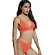 Γυναικείο μαγιό Bikini Top τρίγωνο Blu4u 2136706-20 Κοραλί