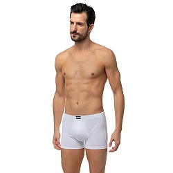 Ανδρικό Εσώρουχο Βαμβακερό Boxer MINERVA SPORTIES 2 Τεμάχια 29303 Λευκό