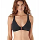 Γυναικείο μαγιό τρίγωνο Μεγάλο Στήθος Bikini Top Blu4u 25366092D-02 D Cup ΜΑΥΡΟ