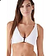 Γυναικείο μαγιό τρίγωνο Μεγάλο Στήθος Bikini Top Blu4u 26366092D-01 D Cup ΛΕΥΚΟ