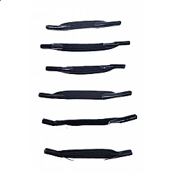 Ελαστικά κορδόνια χωρίς δέσιμο Fun Elastic Laces R 1841 ΓΚΡΙ ΣΚΟΥΡΟ