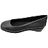 Γυναικεία γόβα δερμάτινη Αναπαυτική comfort soft Αερόσολα AEROBICS 5370-15 Ανθρακί Μεταλλικό 