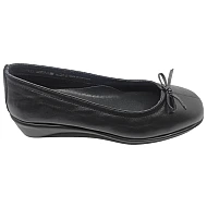 Γυναικεία γόβα δερμάτινη Αναπαυτική comfort soft Αερόσολα AEROBICS 6652-015 Μαύρο Μεταλλικό 