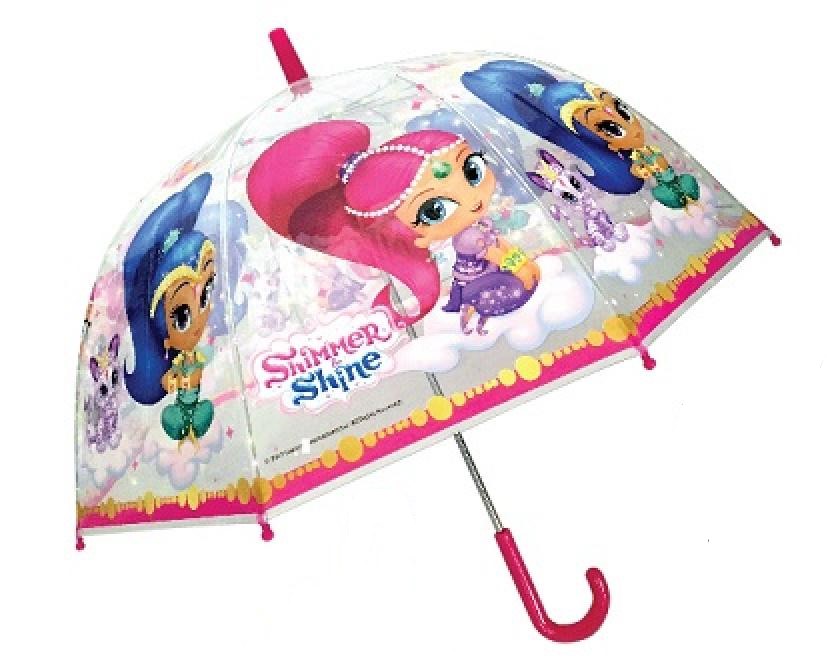 ΟΜΠΡΕΛΑ όρθια χειροκίνητη διάφανη Shimmer & Shine 4682
