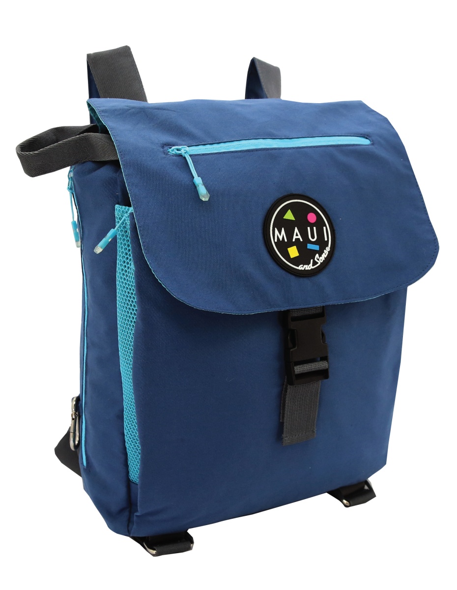 Tσάντα Back Pack Αδιάβροχη Laptop θαλάσσης  25L 33,5X45,5X16,35cm ΜΑUI & SONS 2700 Μπλε