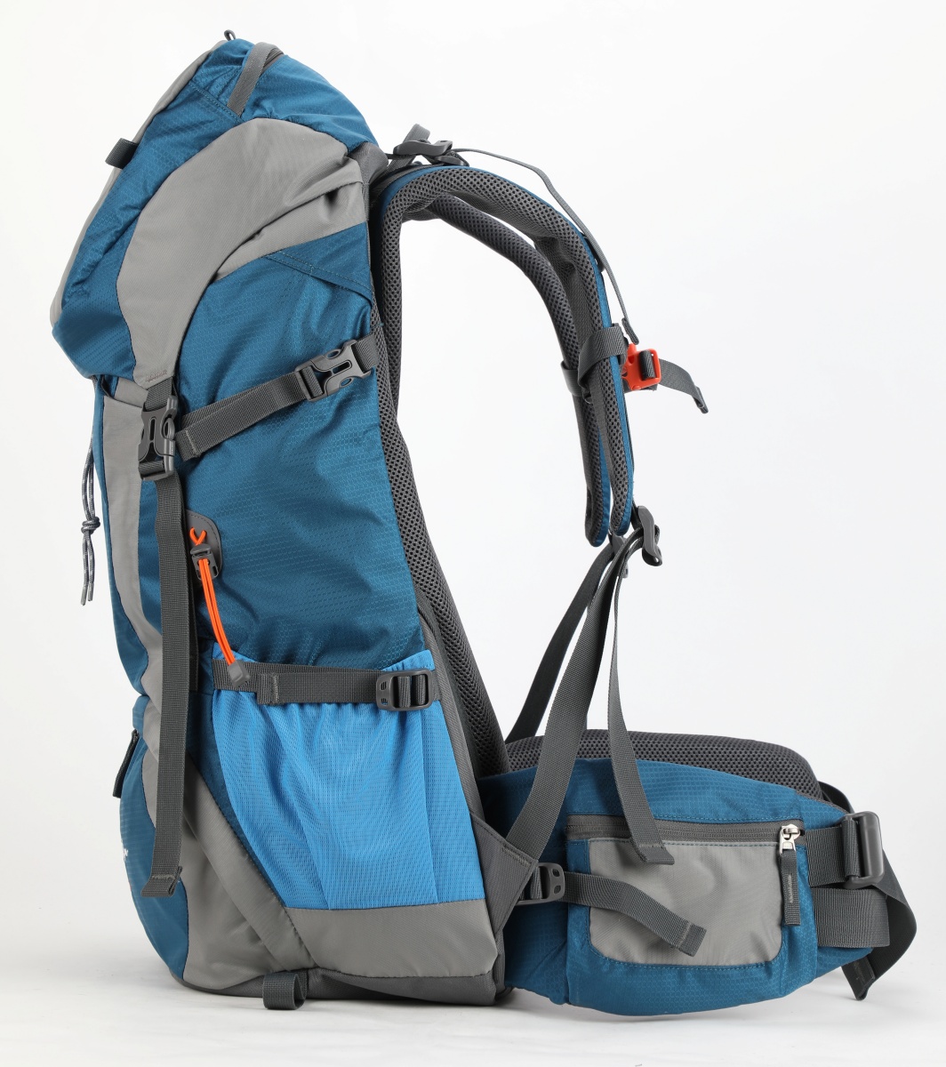 Σακίδιο πλάτης TREKING Ορειβατικό 70L αδιάβροχο ΜΑUI & SONS 2710 Μπλε