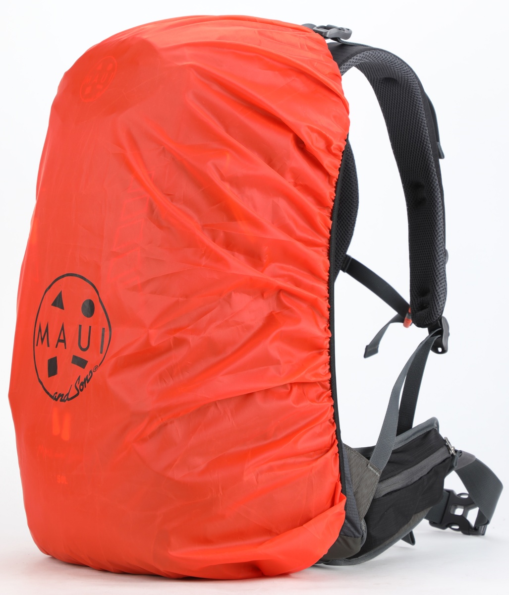 Σακίδιο πλάτης TREKING Ορειβατικό 70L αδιάβροχο ΜΑUI & SONS 2713 Μαύρο