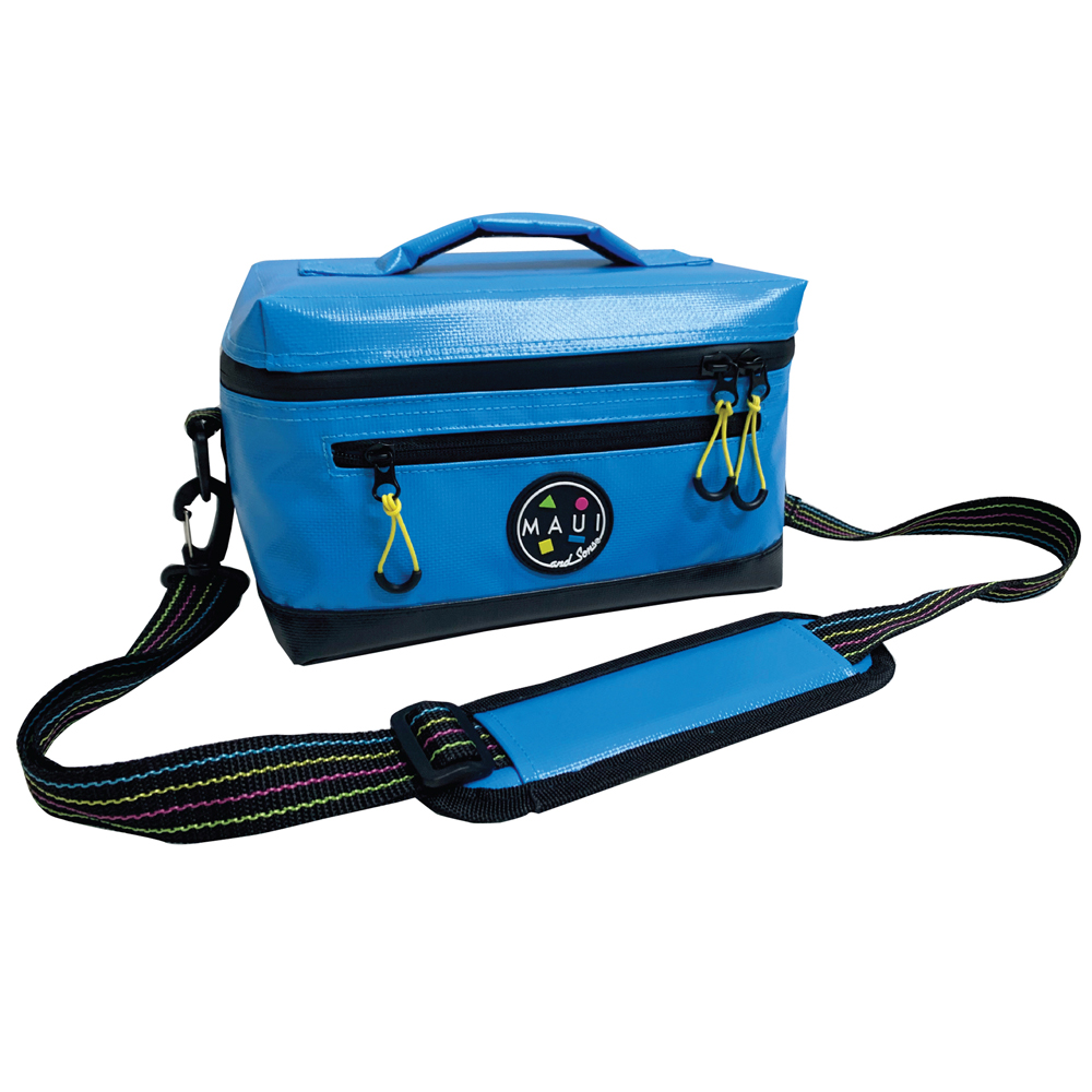 Ισοθερμική Tσάντα ώμου Αδιάβροχη Soft Cooler 5L 24x15x15cm ΜΑUI & SONS 2714 ΤΥΡΚΟΥΑΖ
