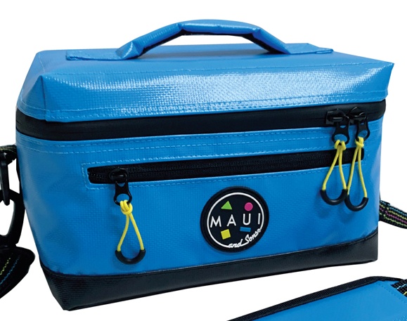 Ισοθερμική Tσάντα ώμου Αδιάβροχη Soft Cooler 5L 24x15x15cm ΜΑUI & SONS 2714 ΤΥΡΚΟΥΑΖ
