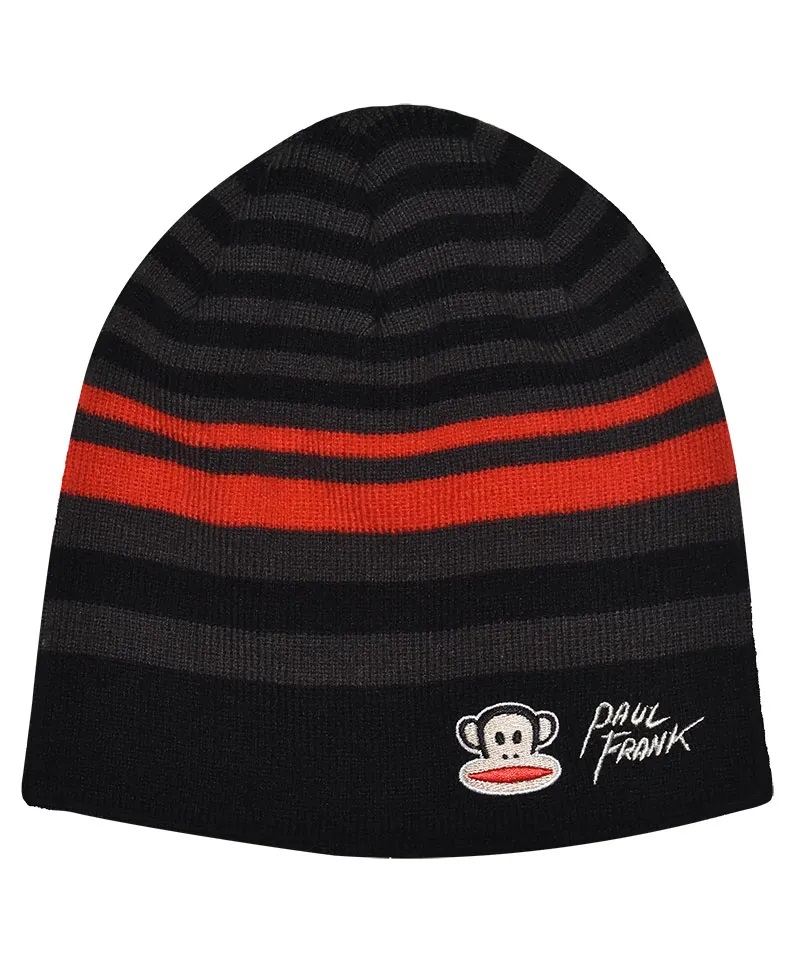 Παιδικό Σκουφάκι Πλεκτό Ακρυλικό One Size PAUL FRANK STAMION PF02008 ΜΑΥΡΟ
