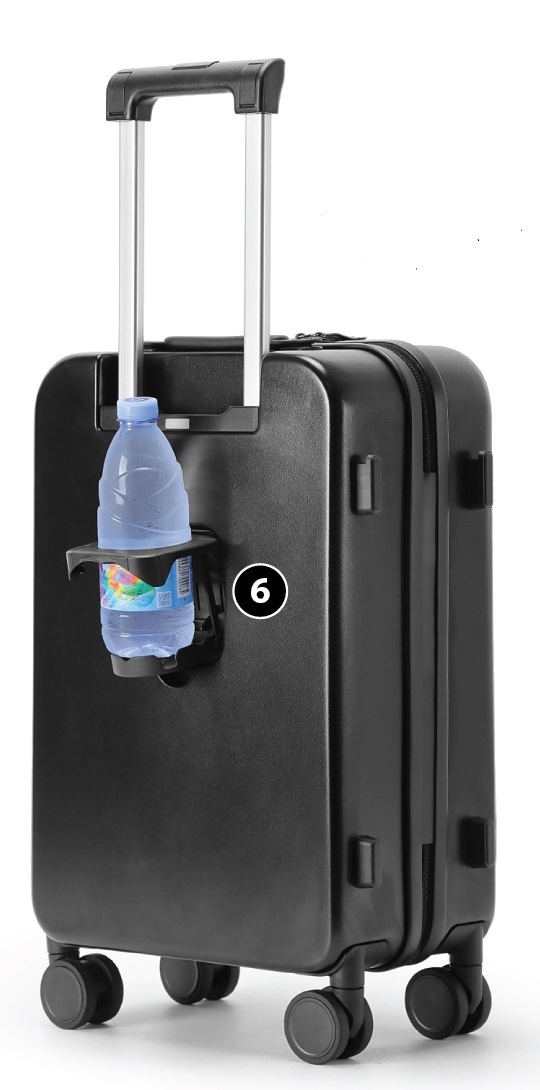 Βαλίτσα trolley Καμπίνας Πολυκαρμπονικό (PC) Σκληρή Laptop Μικρή 55x34,5x23cm 33LT NAUTICA 2910 ΜΑΥΡΟ