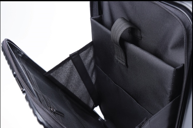 Βαλίτσα trolley Καμπίνας Πολυκαρμπονικό (PC) Σκληρή Laptop Μικρή 55x34,5x23cm 33LT NAUTICA 2910 ΜΑΥΡΟ