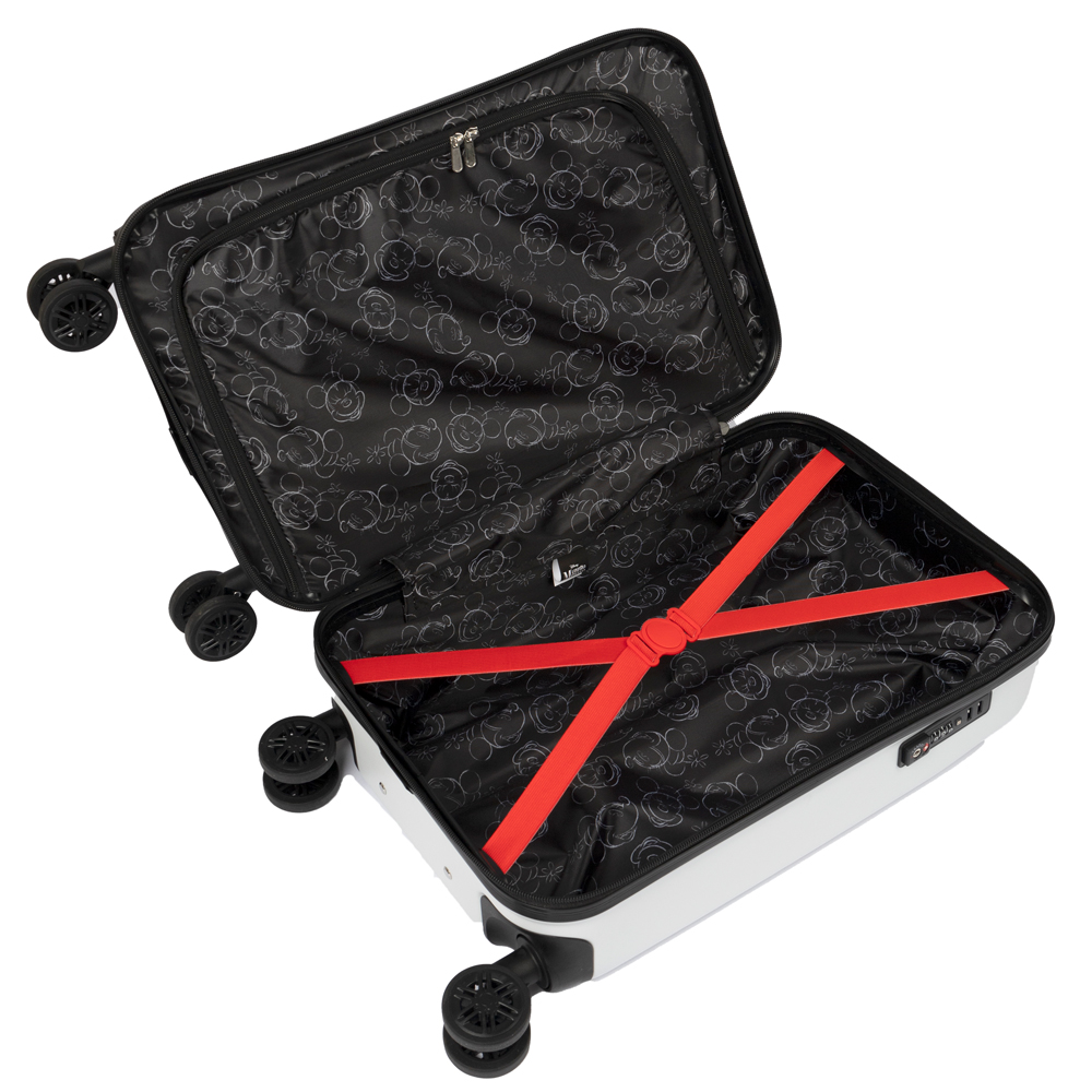 Βαλίτσα Trolley Καμπίνας Παιδική Κοριτσίστικη 20" 35L 57x35x22 Polycarbonate Disney MINNIE ΧΑΝΟΣ 2952 ΛΕΥΚΟ ΜΑΥΡΟ 