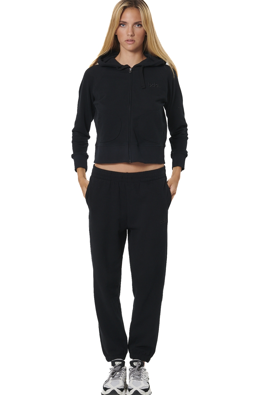 ΓΥΝΑΙΚΕΙΟ FRENCH TERRY ΠΑΝΤΕΛΟΝΙ  Body Action 021536-01-BLACK