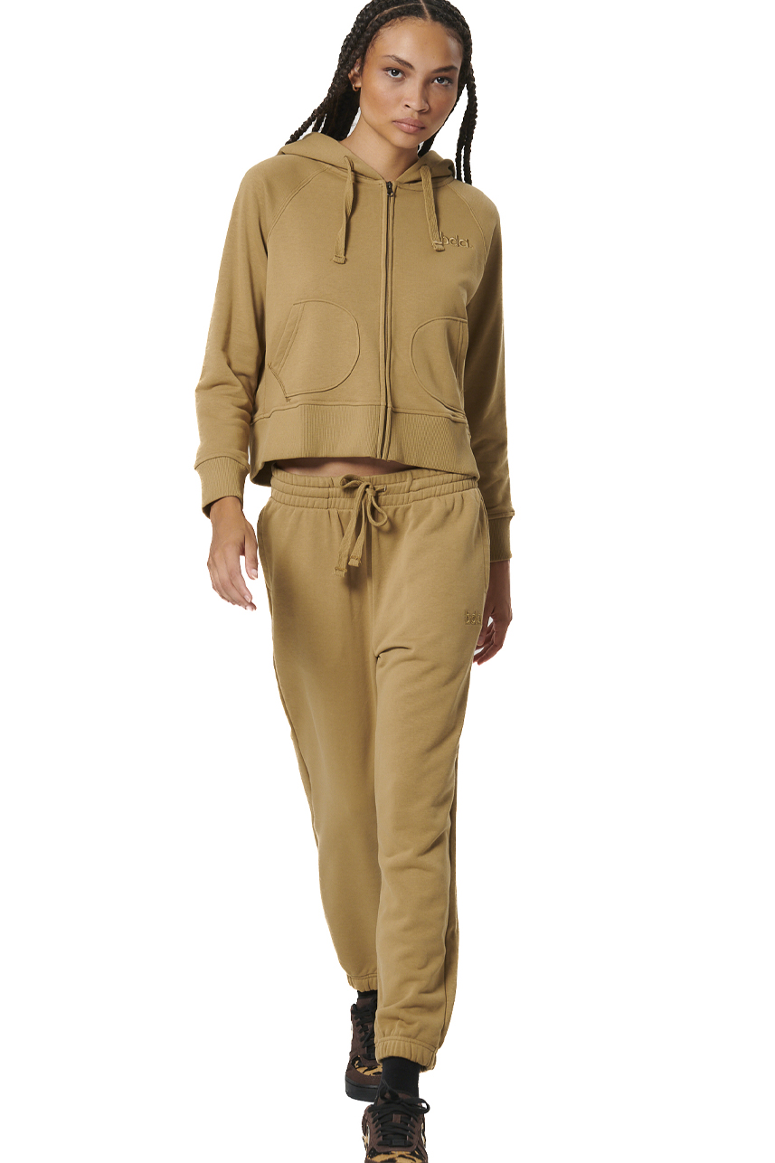 ΓΥΝΑΙΚΕΙΟ FRENCH TERRY ΠΑΝΤΕΛΟΝΙ  Body Action 021536-01-MOCHA GREY