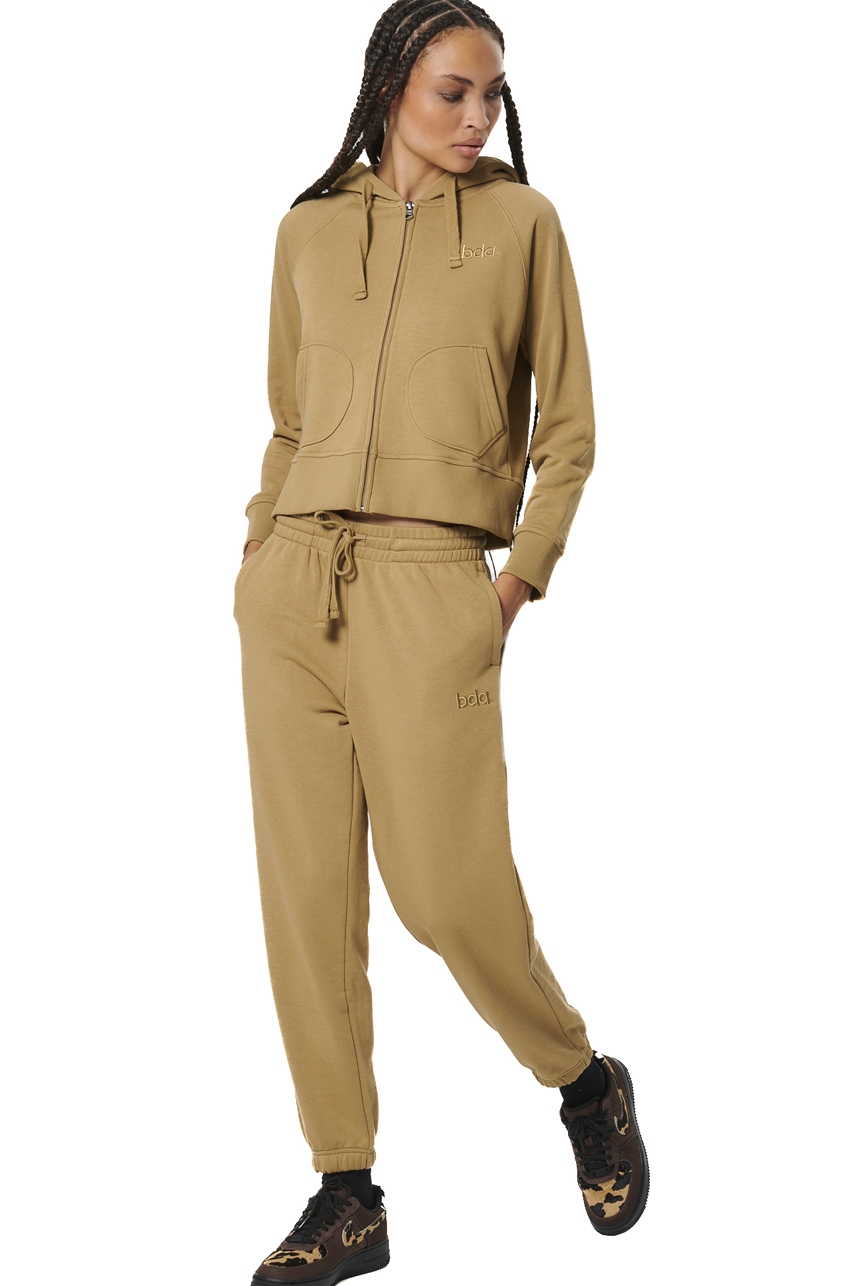 ΓΥΝΑΙΚΕΙΟ FRENCH TERRY ΠΑΝΤΕΛΟΝΙ  Body Action 021536-01-MOCHA GREY