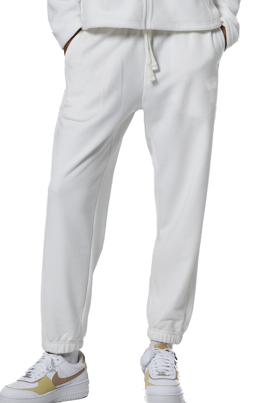 ΓΥΝΑΙΚΕΙΟ FRENCH TERRY ΠΑΝΤΕΛΟΝΙ  Body Action 021536-01-STAR WHITE
