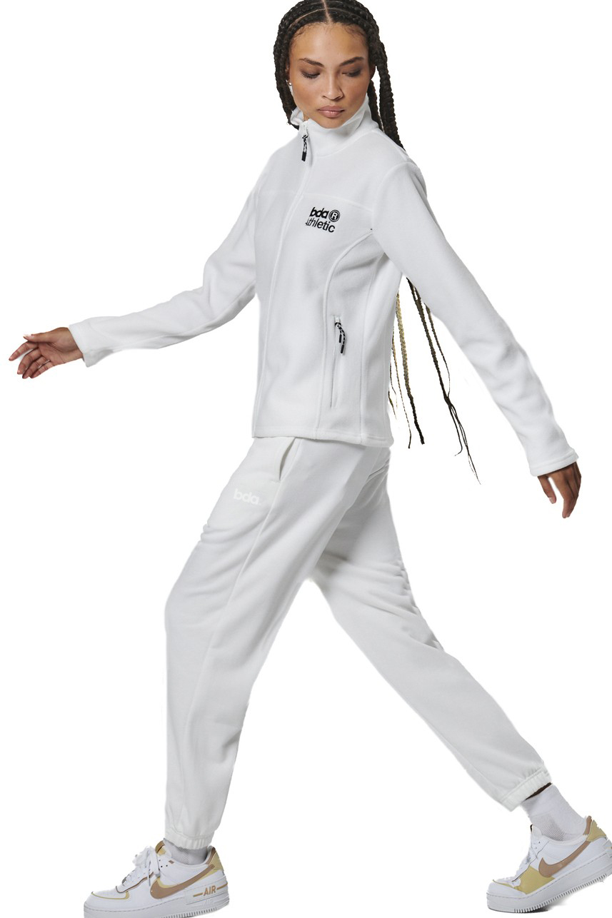 ΓΥΝΑΙΚΕΙΟ FRENCH TERRY ΠΑΝΤΕΛΟΝΙ  Body Action 021536-01-STAR WHITE