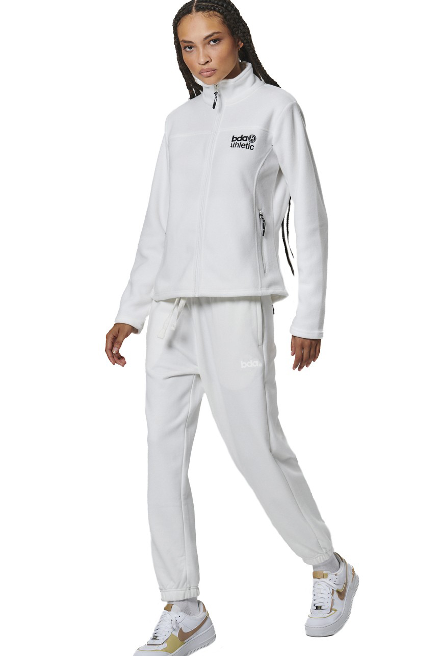 ΓΥΝΑΙΚΕΙΟ FRENCH TERRY ΠΑΝΤΕΛΟΝΙ  Body Action 021536-01-STAR WHITE
