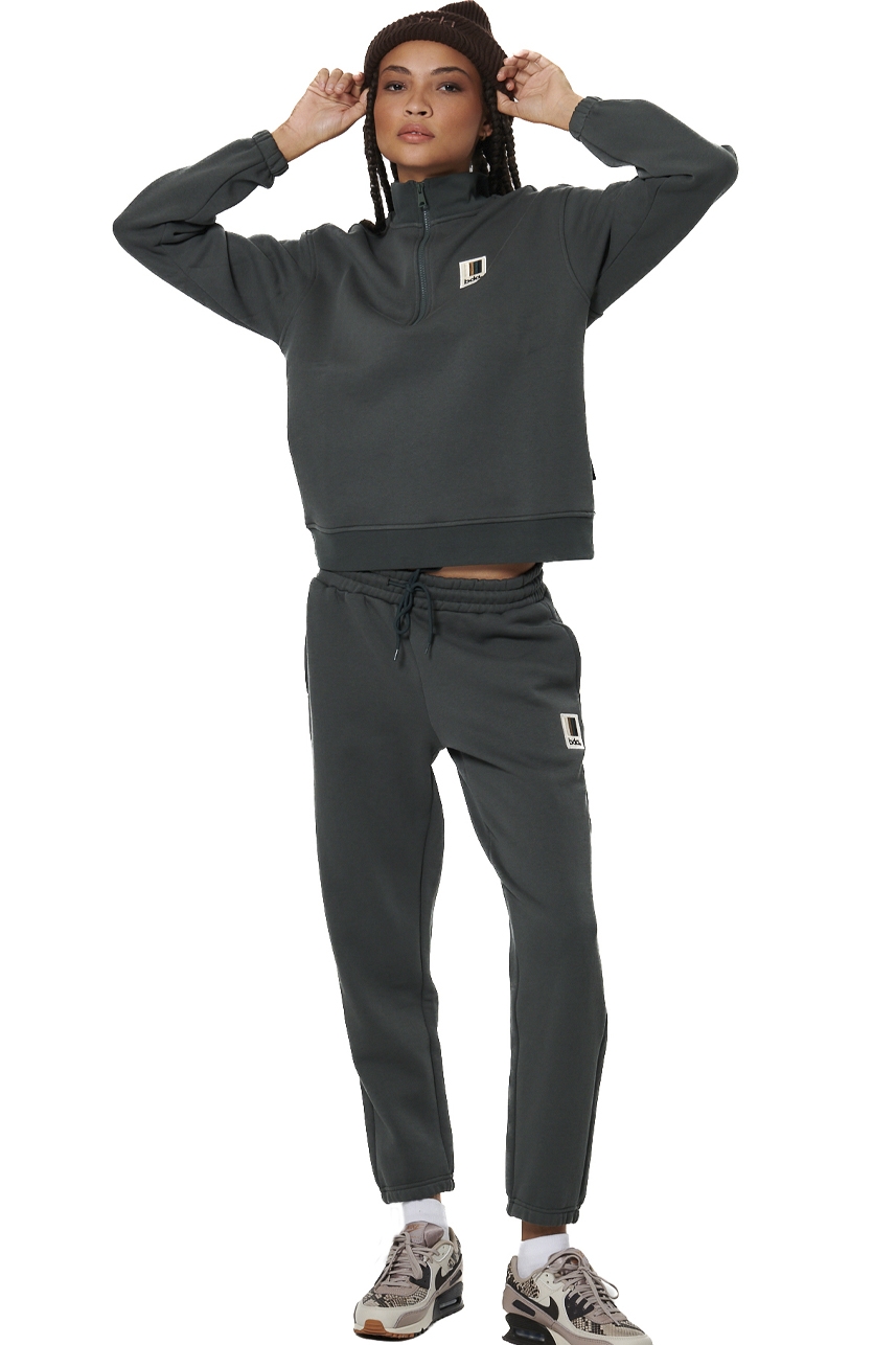 ΓΥΝΑΙΚΕΙΟ FLEECE ΠΑΝΤΕΛΟΝΙ  Body Action 021537-01-BALSAM GREEN