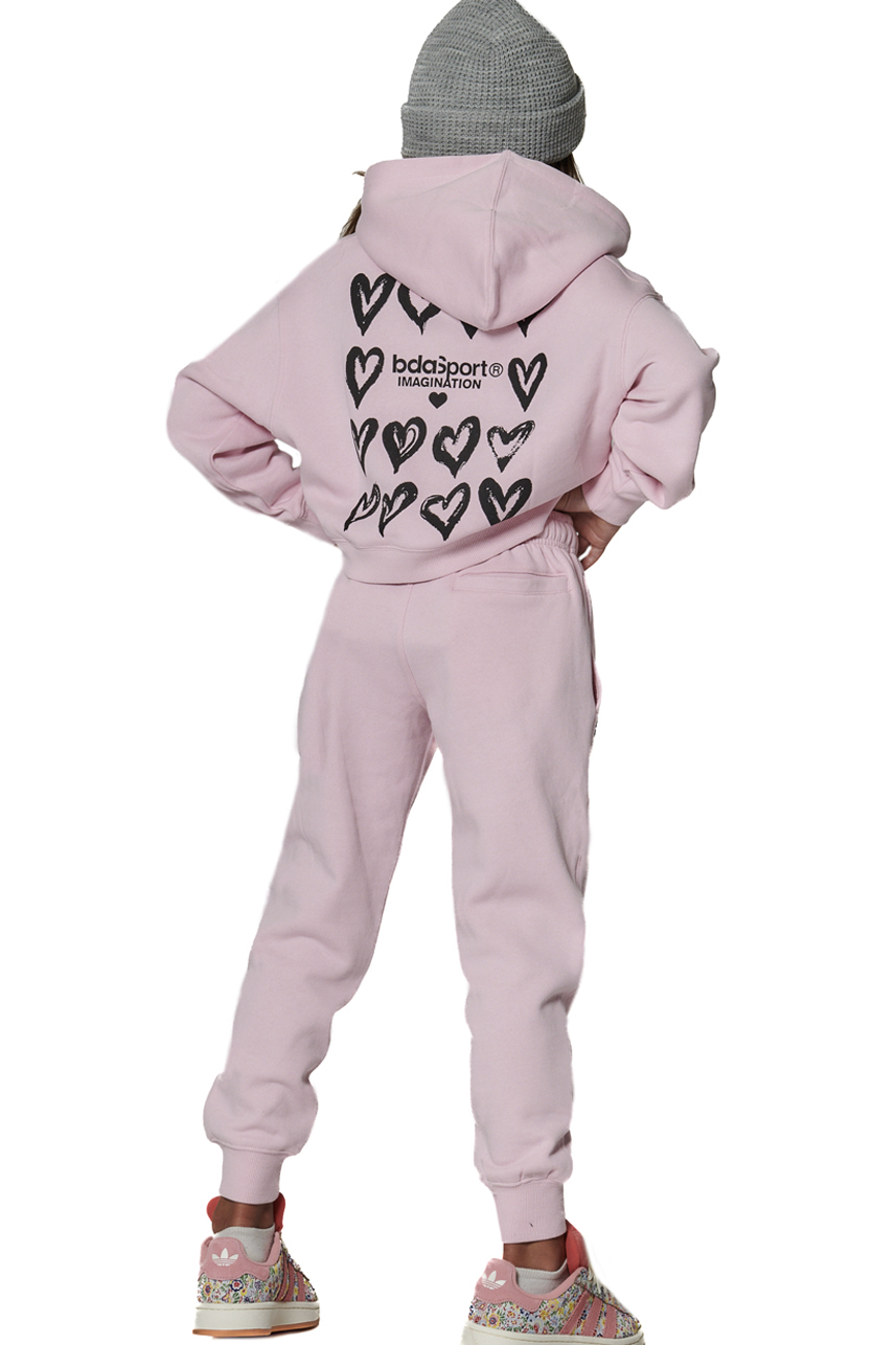 ΠΑΙΔΙΚΟ FLEECE ΠΑΝΤΕΛΟΝΙ ΓΙΑ ΚΟΡΙΤΣΙΑ Body Action 022504-01-LIGHT PINK