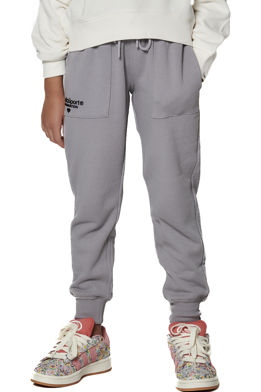 ΠΑΙΔΙΚΟ FLEECE ΠΑΝΤΕΛΟΝΙ ΓΙΑ ΚΟΡΙΤΣΙΑ Body Action 022504-01-STONE GREY
