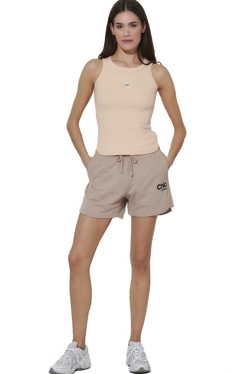 ΓΥΝΑΙΚΕΙΟ ΑΘΛΗΤΙΚΟ ΣΟΡΤΣ Body Action 031620-01-TAUPE GREY