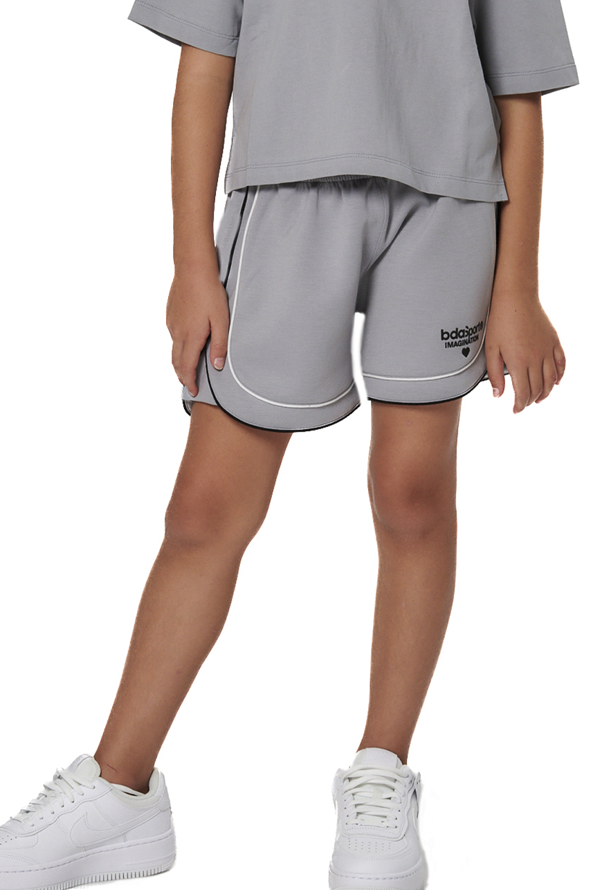 ΠΑΙΔΙΚΟ TECH FLEECE ΣΟΡΤΣ ΓΙΑ ΚΟΡΙΤΣΙΑ Body Action 032605-01-ULTIMATE GREY