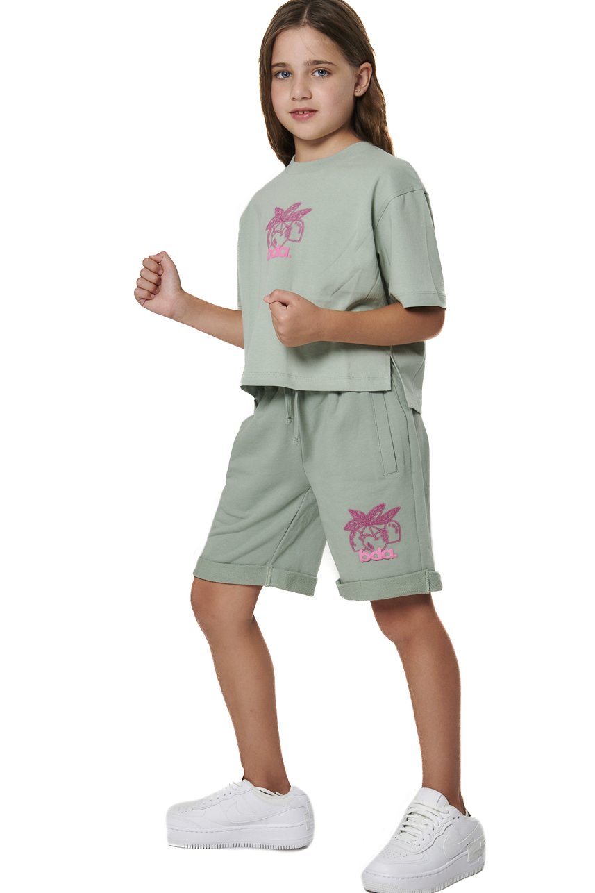ΠΑΙΔΙΚΗ ΒΕΡΜΟΥΔΑ ΓΙΑ ΚΟΡΙΤΣΙΑ Body Action 032606-01-PISTACHIO GREEN