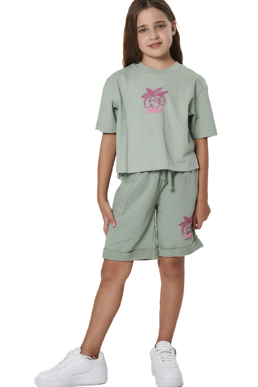 ΠΑΙΔΙΚΗ ΒΕΡΜΟΥΔΑ ΓΙΑ ΚΟΡΙΤΣΙΑ Body Action 032606-01-PISTACHIO GREEN