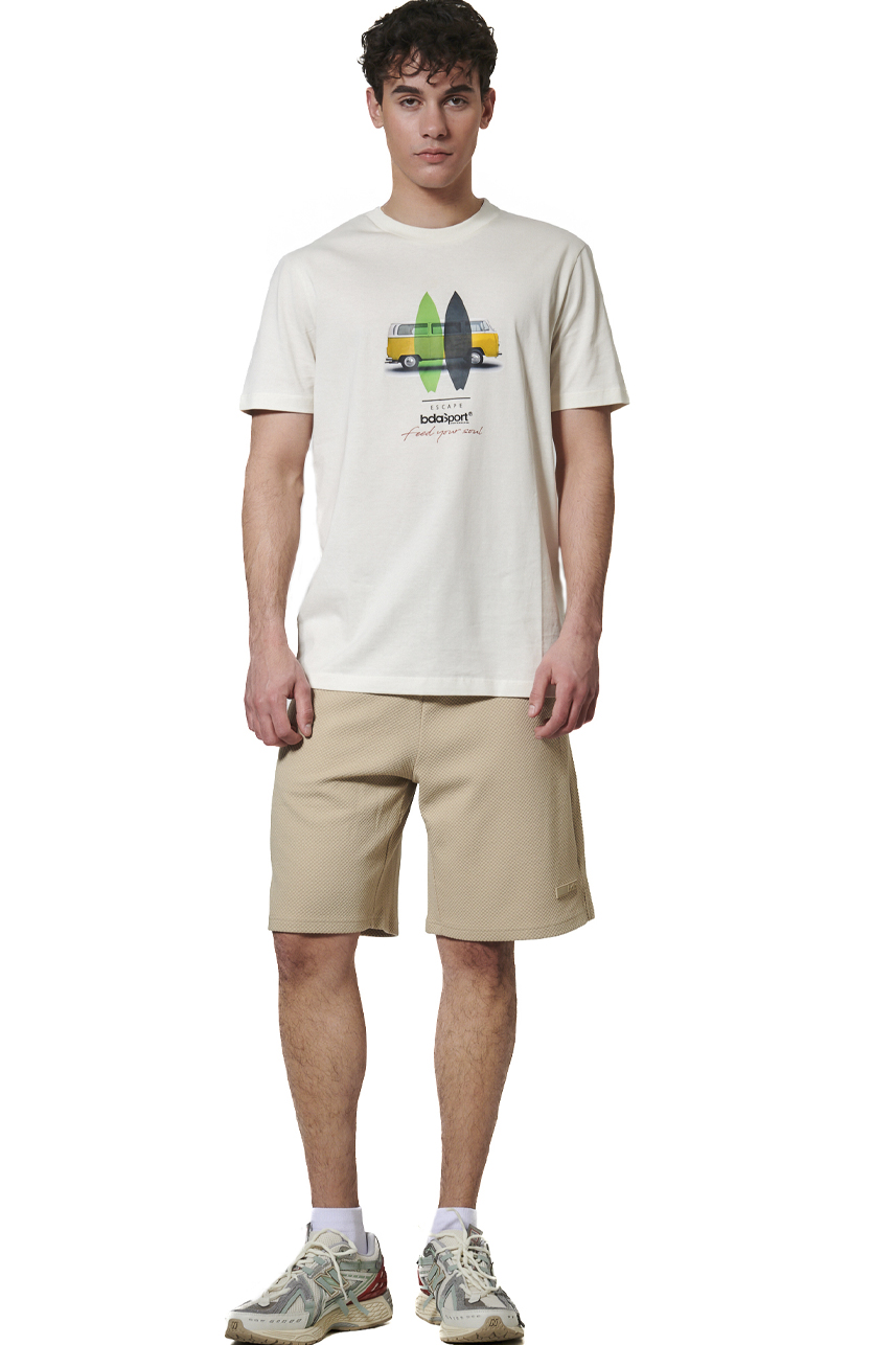 ΑΝΔΡΙΚΗ ΒΕΡΜΟΥΔΑ WAFFLE Body Action 033631-01-GREEN GREY
