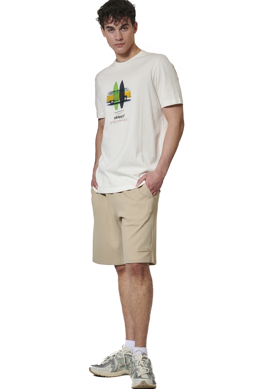 ΑΝΔΡΙΚΗ ΒΕΡΜΟΥΔΑ WAFFLE Body Action 033631-01-GREEN GREY