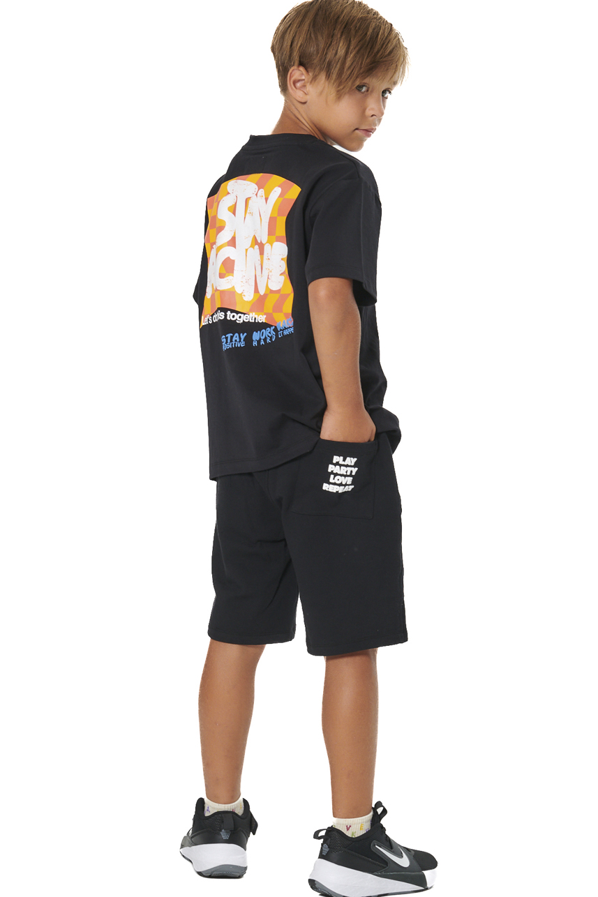 ΠΑΙΔΙΚΗ ΒΕΡΜΟΥΔΑ ΓΙΑ ΑΓΟΡΙΑ Body Action 034603-01-BLACK