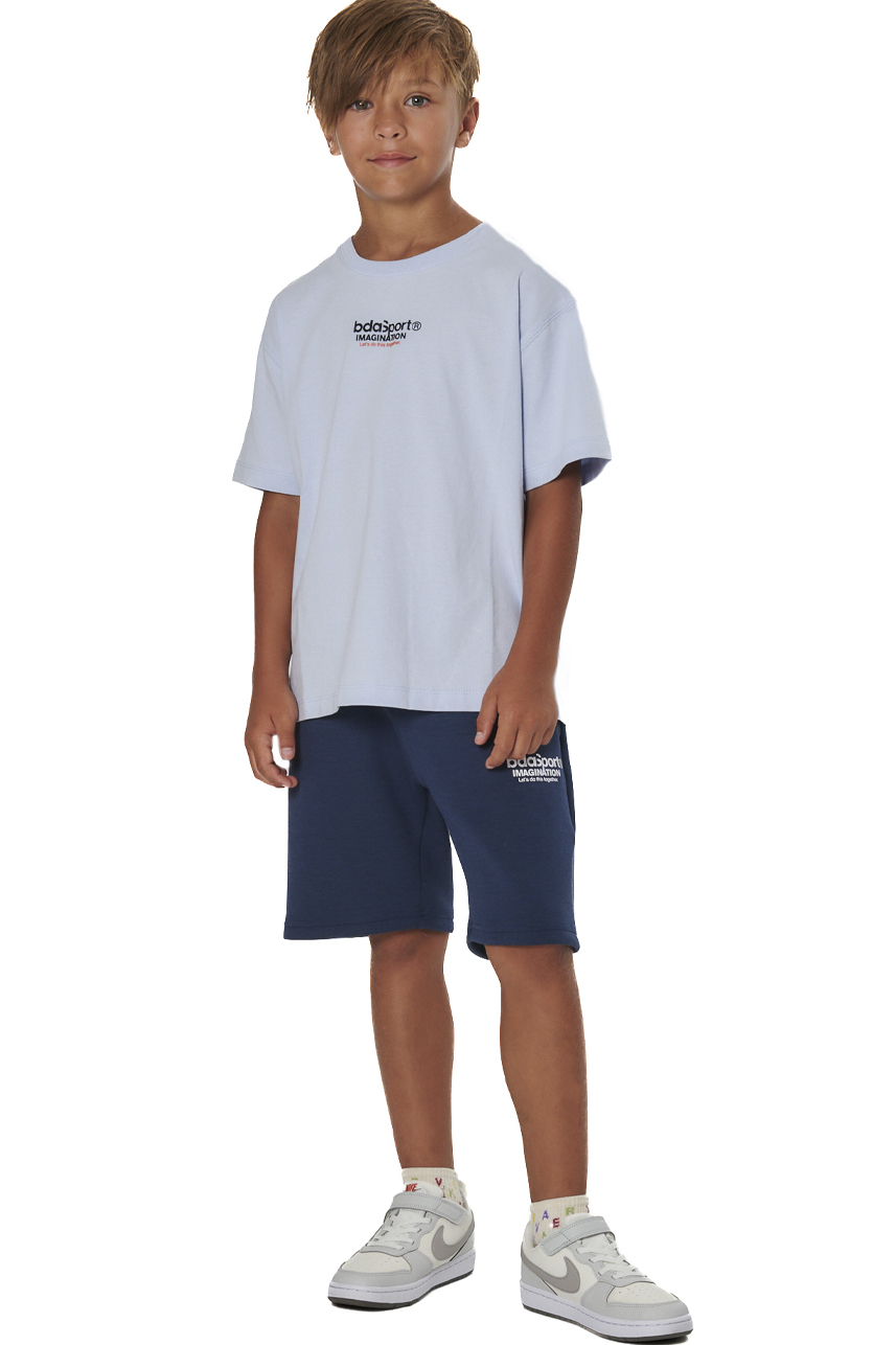 ΠΑΙΔΙΚΗ ΒΕΡΜΟΥΔΑ TECH FLEECE ΓΙΑ ΑΓΟΡΙΑ Body Action 034604-01-SPELLBOUND BLUE