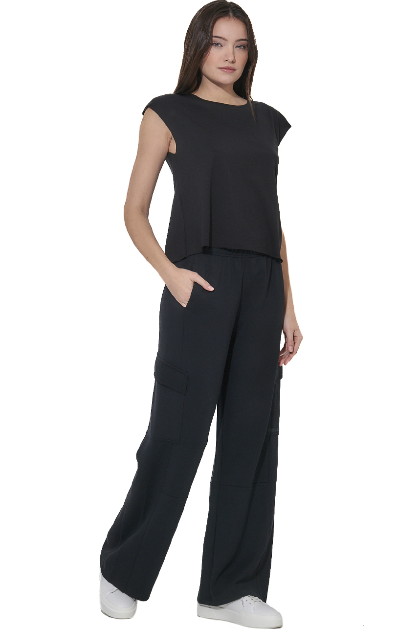 ΓΥΝΑΙΚΕΙΟ CROP ΑΜΑΝΙΚΟ Body Action 041619-01-BLACK