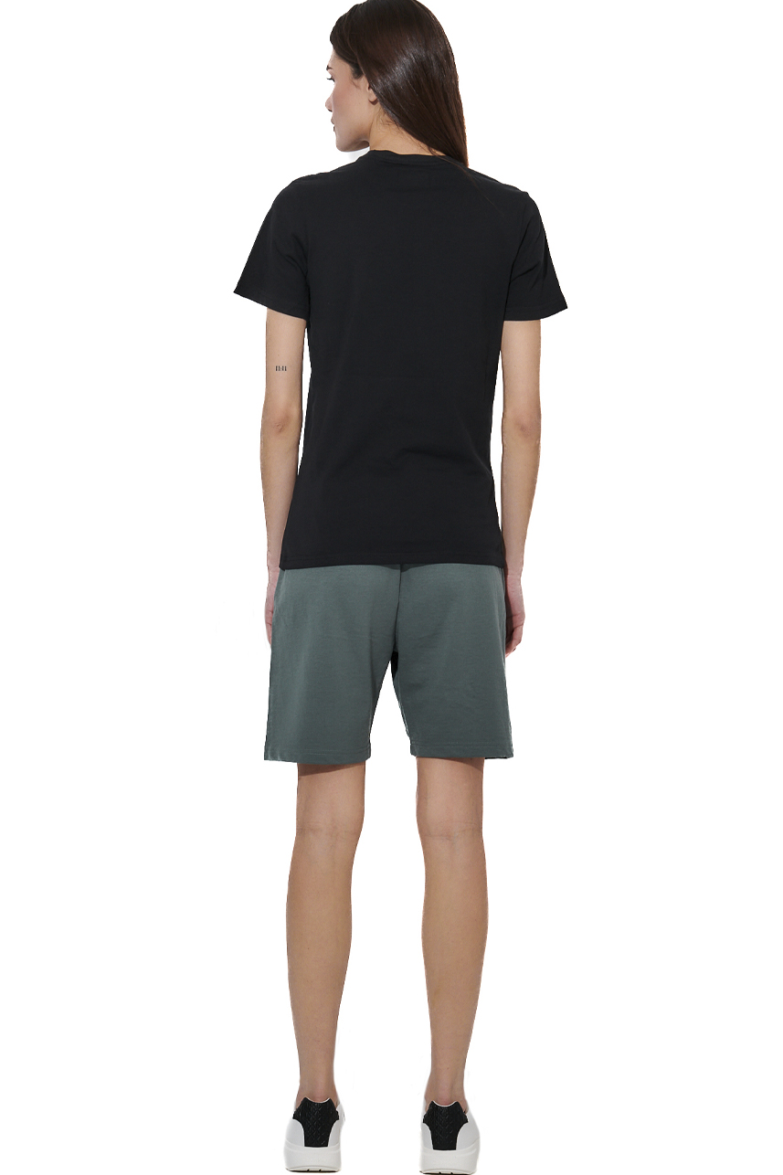 ΓΥΝΑΙΚΕΙΟ ΒΑΜΒΑΚΕΡΟ T-SHIRT Body Action 051618-01-BLACK