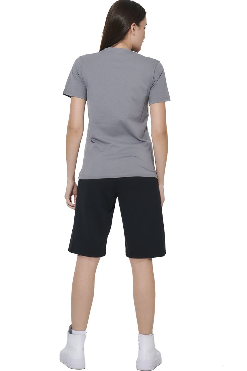 ΓΥΝΑΙΚΕΙΟ ΒΑΜΒΑΚΕΡΟ T-SHIRT Body Action 051618-01-SILVER GREY