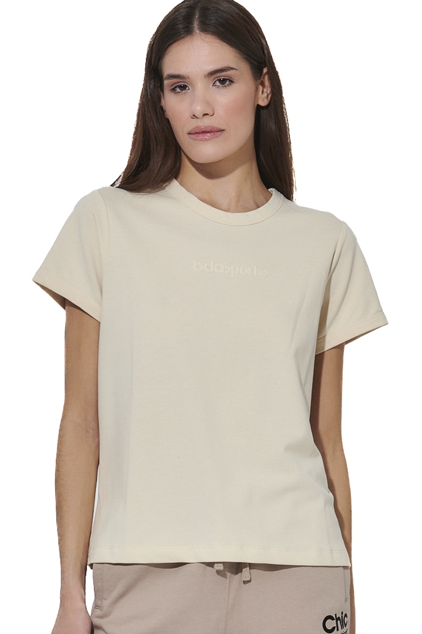 ΓΥΝΑΙΚΕΙΟ PIQUE T-SHIRT Body Action 051623-01-SUMMER SAND