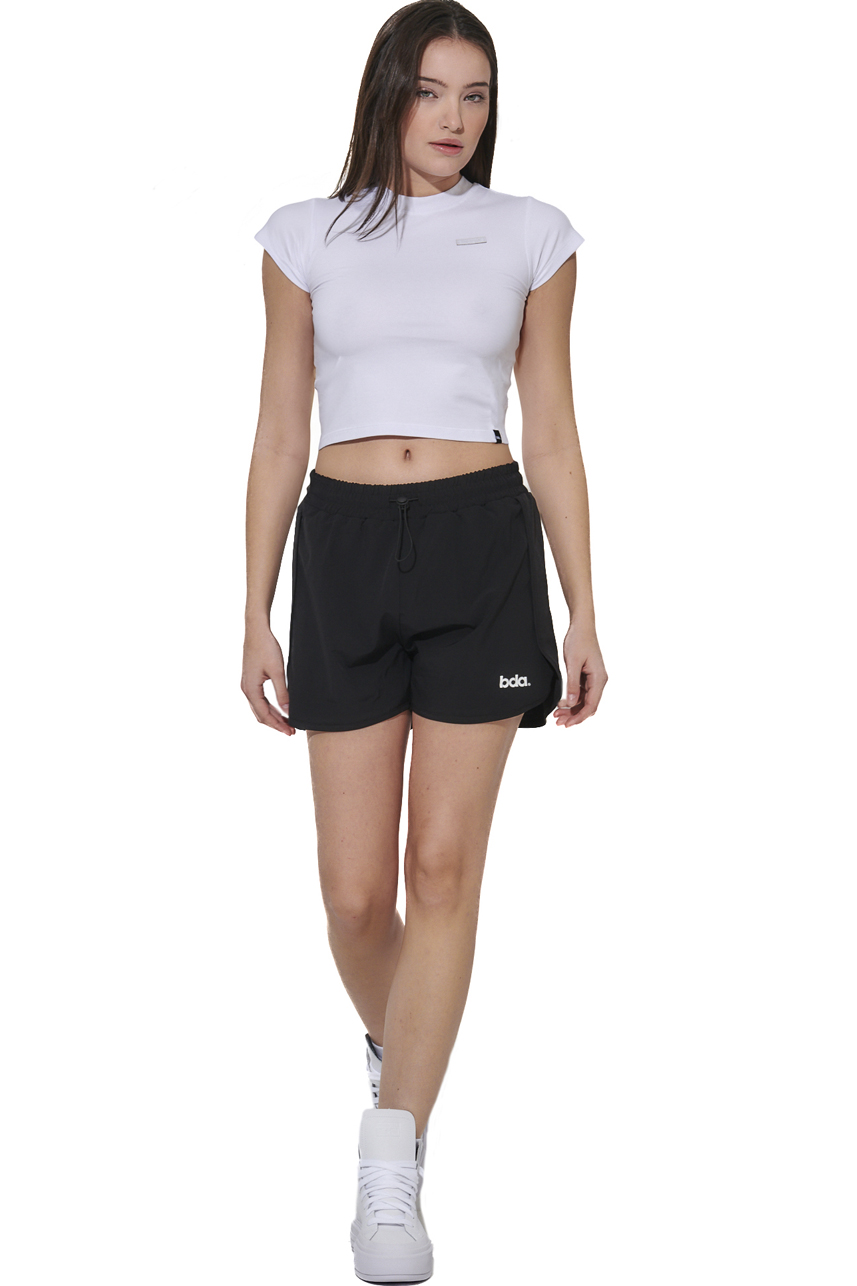 ΓΥΝΑΙΚΕΙΟ CROP T-SHIRT Body Action 051625-01-WHITE