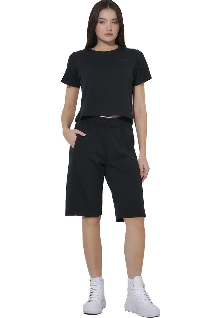 ΓΥΝΑΙΚΕΙΟ MODAL T-SHIRT Body Action 051626-01-BLACK