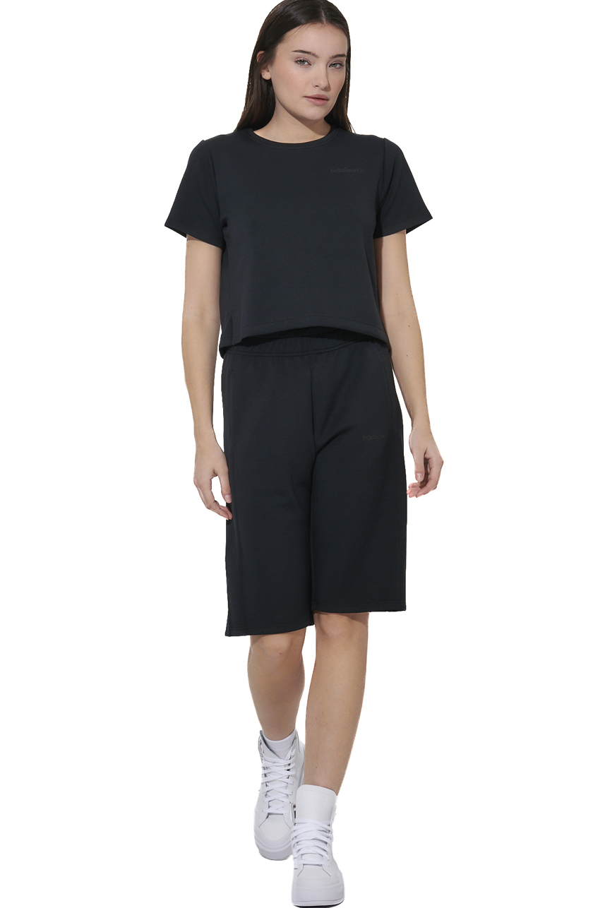 ΓΥΝΑΙΚΕΙΟ MODAL T-SHIRT Body Action 051626-01-BLACK