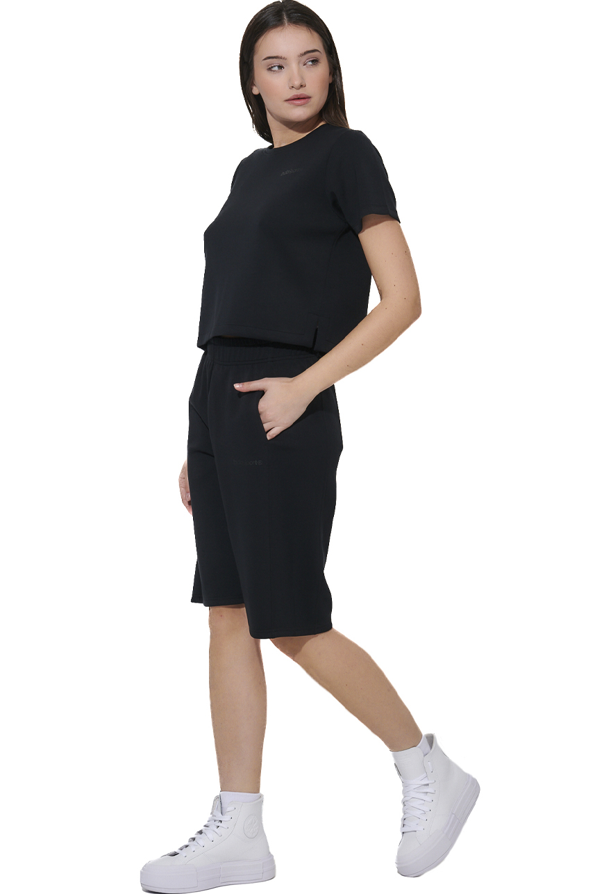 ΓΥΝΑΙΚΕΙΟ MODAL T-SHIRT Body Action 051626-01-BLACK